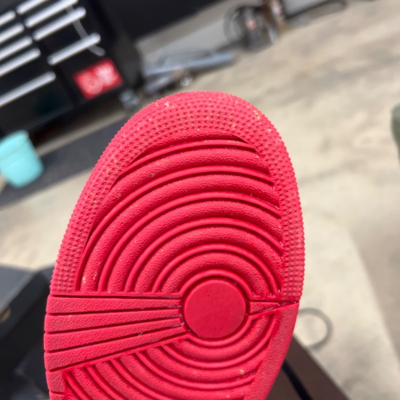 Air Jordan 1 Retro High OG White/University red-black 9.5 - Picture 4 of 5